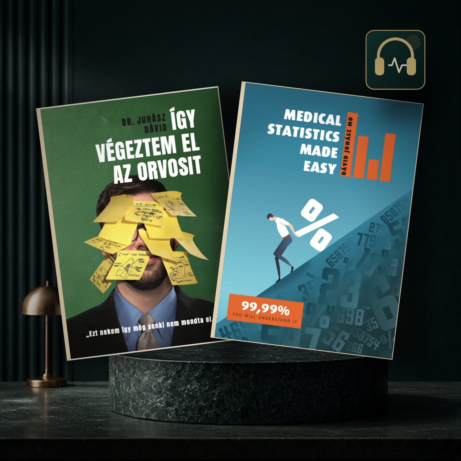 Így végeztem el az orvosit és Medical Statistics Made Easy könyvcsomag digitális hangoskönyvvel