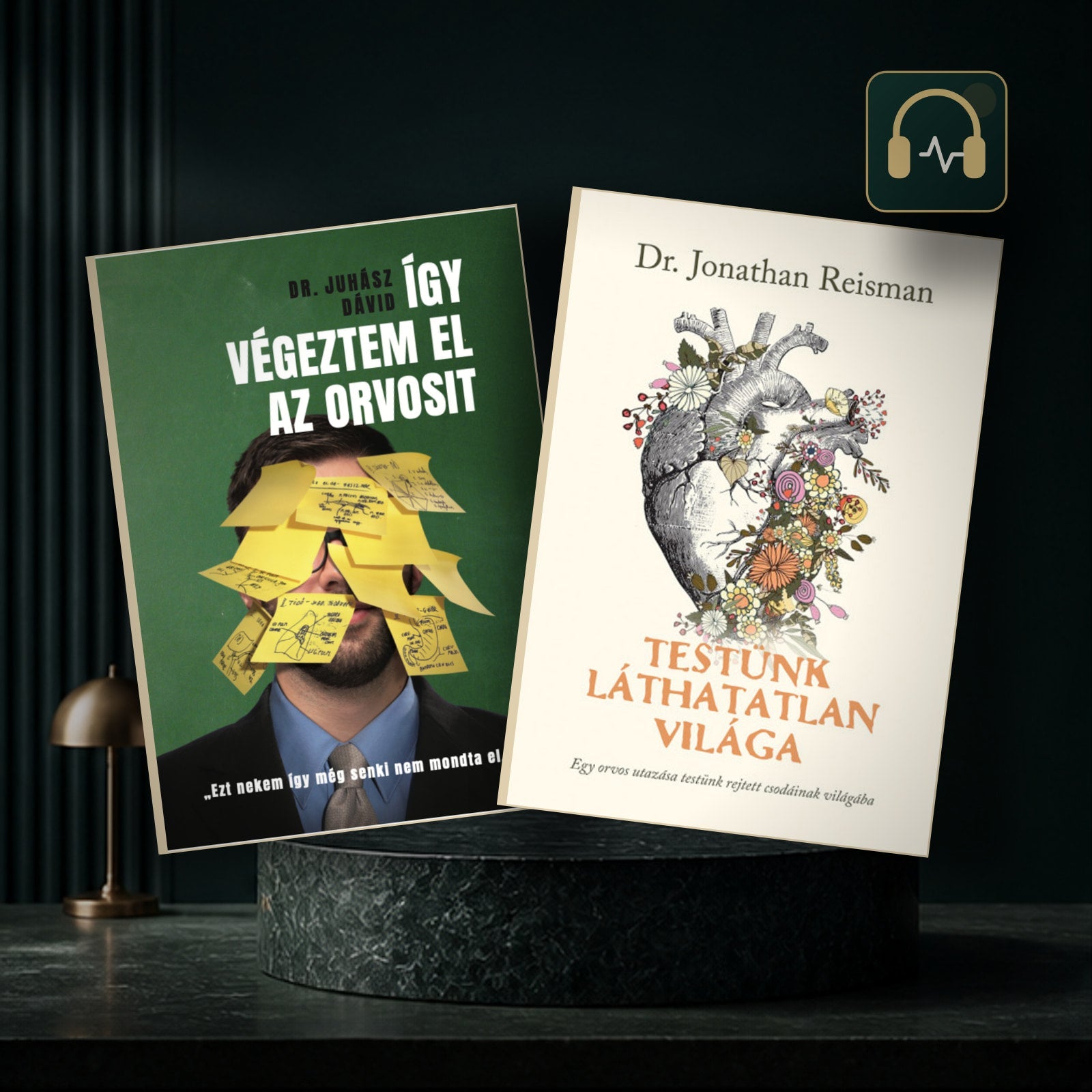Így végeztem el az orvosit és Testünk láthatatlan világa könyvcsomag hangoskönyvvel