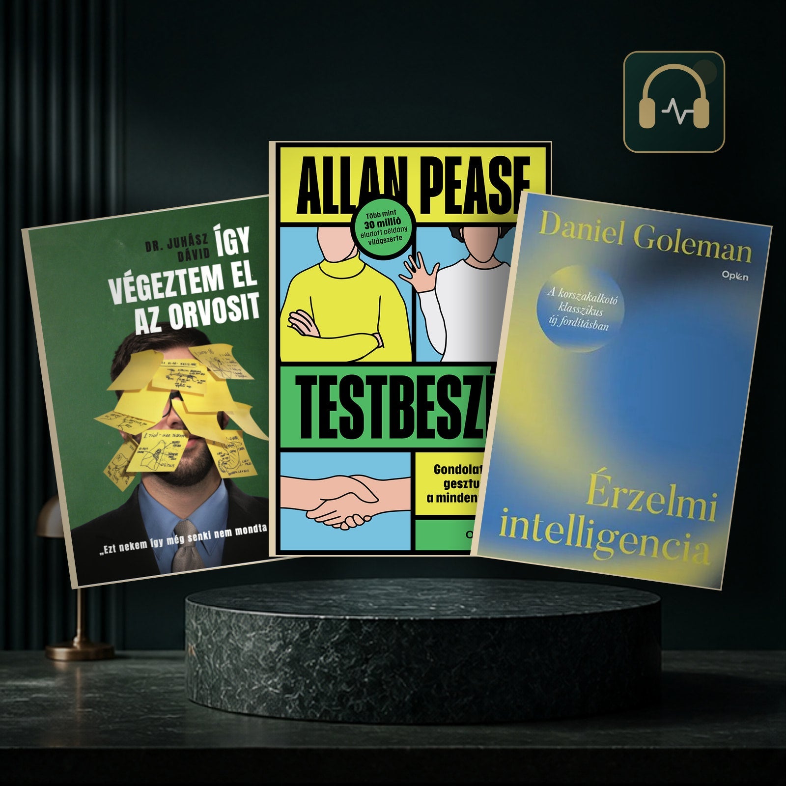 Így végeztem el az orvosit, Testbeszéd és Érzelmi intelligencia könyvcsomag