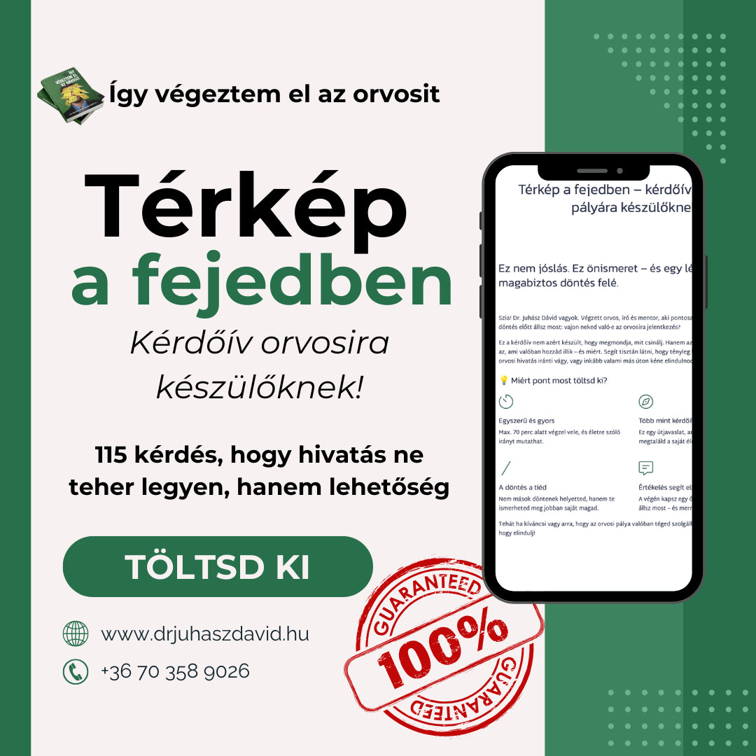 Térkép a fejedben -  kérdőív az orvosi pályára készülőknek – 2. kép