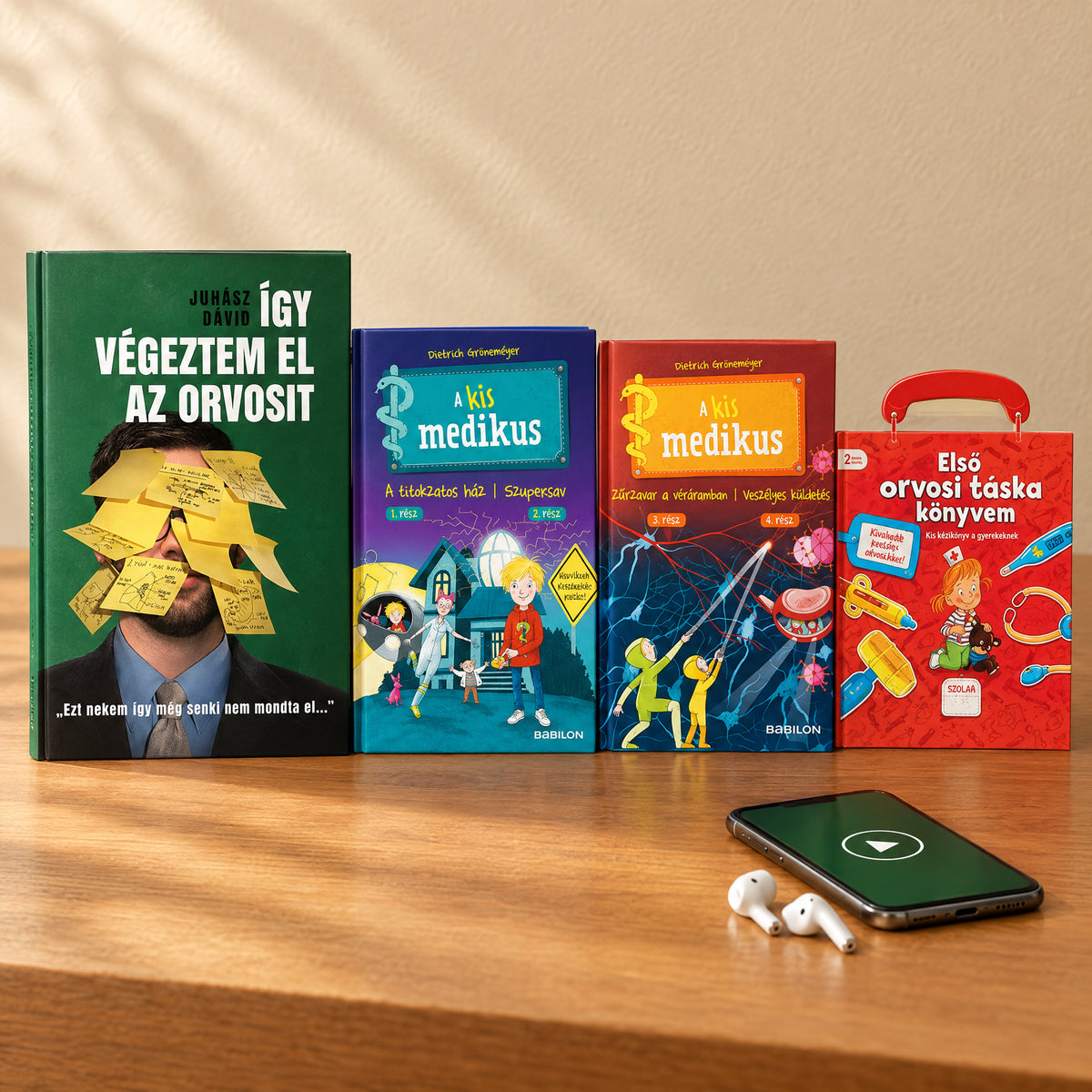 Orvos leszek, ha nagy leszek – a csomag könyvei, második nézet