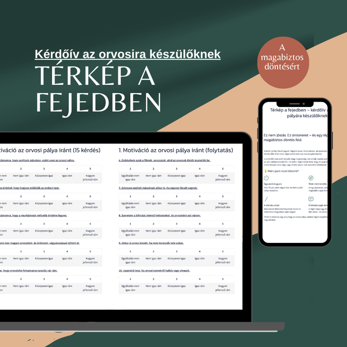 Térkép a fejedben -  kérdőív az orvosi pályára készülőknek