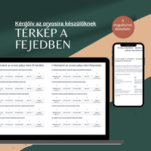 Kép betöltése a galériamegjelenítőbe: Térkép a fejedben -  kérdőív az orvosi pályára készülőknek

