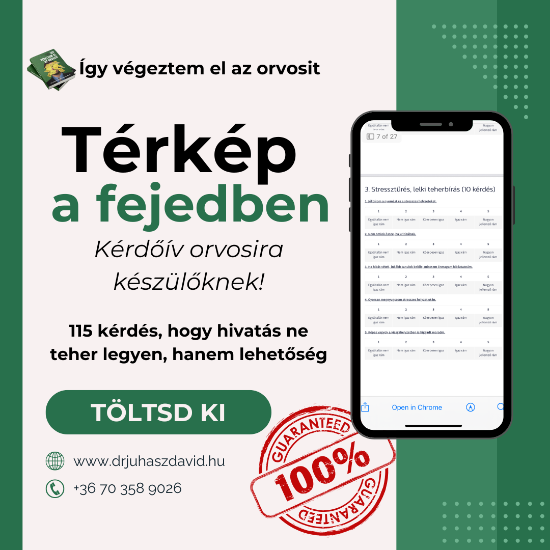 Térkép a fejedben -  kérdőív az orvosi pályára készülőknek